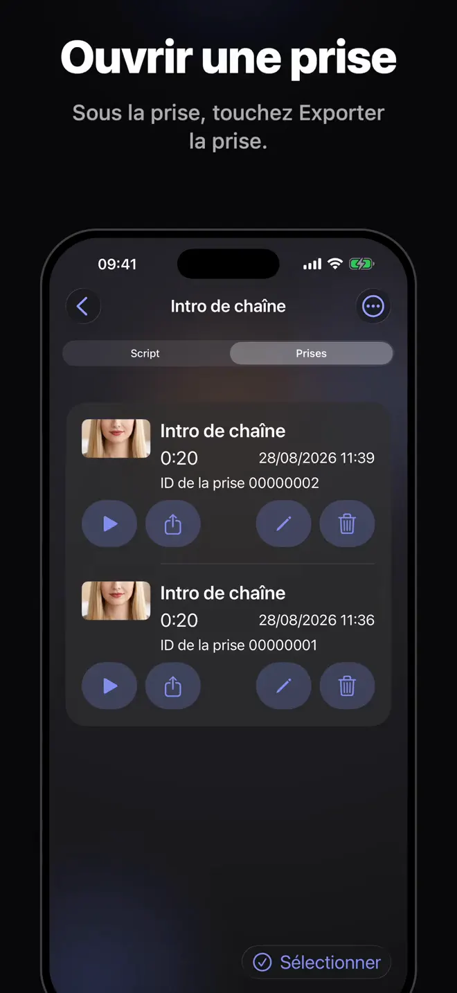Raccourcir et exporter votre vidéo