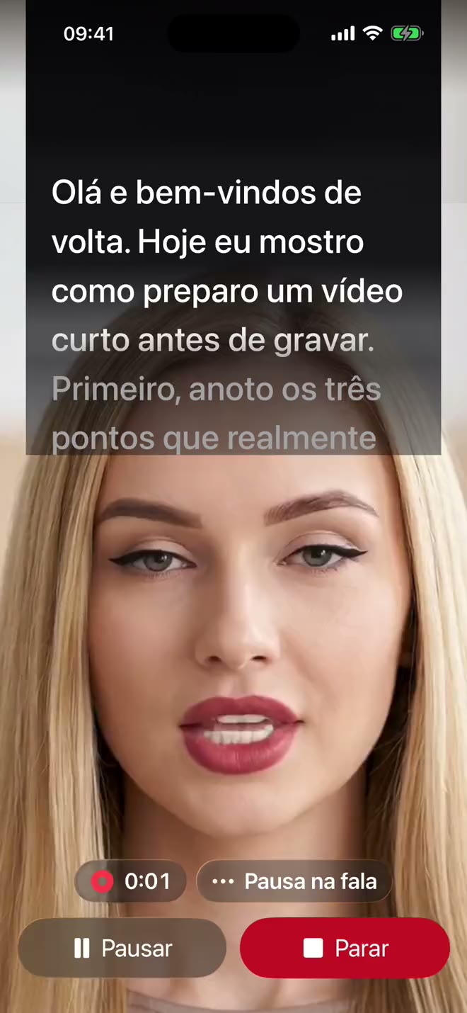 Seu roteiro segue a sua voz.